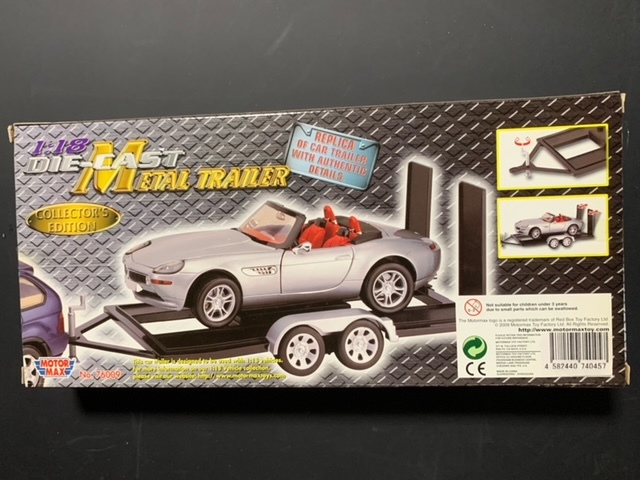 MOTOR MAX★1/18★DIE-CAST★METAL TRALLER★No.76009_画像3