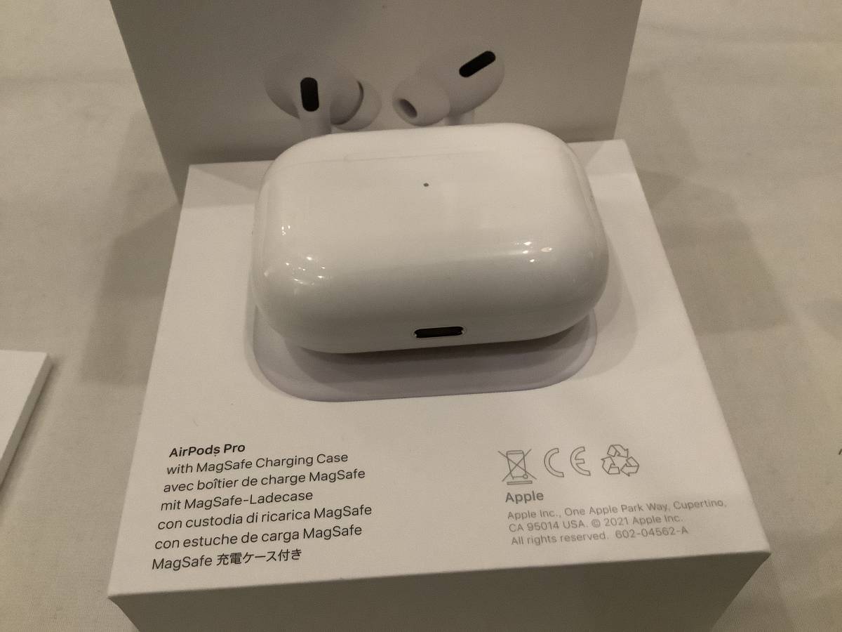 値下げ 即決 即日発送 Apple air pods pro MLWK3J/A MagSafe対応 2021年モデル 国内正規品 ワンオーナー_画像8