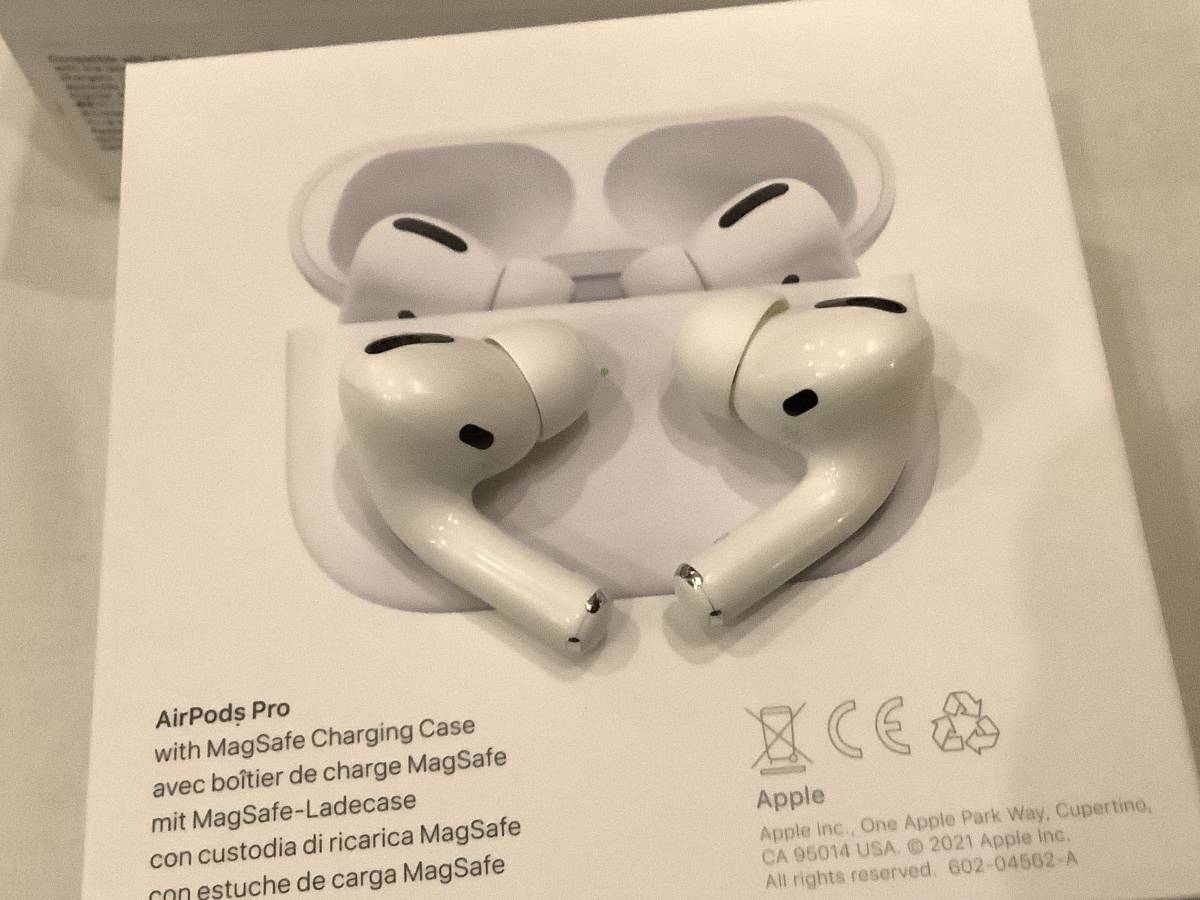 値下げ 即決 即日発送 Apple air pods pro MLWK3J/A MagSafe対応 2021年モデル 国内正規品 ワンオーナー_画像9