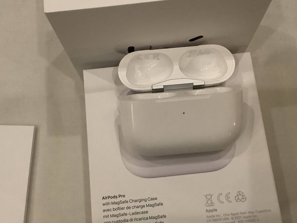 値下げ 即決 即日発送 Apple air pods pro MLWK3J/A MagSafe対応 2021年モデル 国内正規品 ワンオーナー_画像7