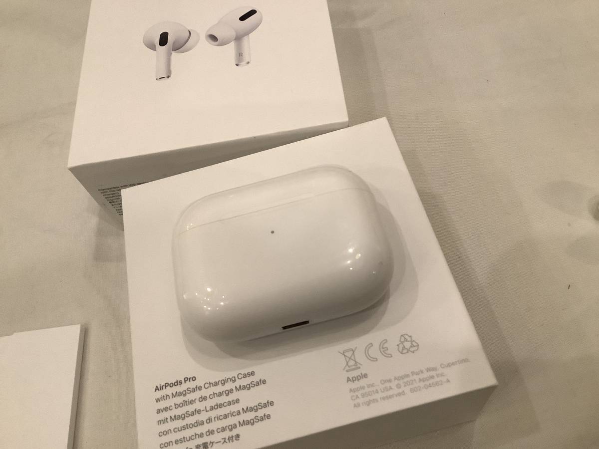値下げ 即決 即日発送 Apple air pods pro MLWK3J/A MagSafe対応 2021年モデル 国内正規品 ワンオーナー_画像6