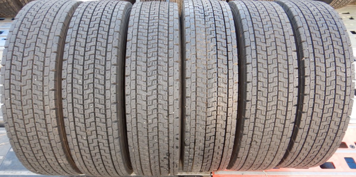 6本価格★パT8308■225/80R17.5 123/122L LT YOKOHAMA ZEN903ZW 20年製 スタッドレス★条件付送料無料★トラック 地山 4ｔ 中型 ユニック_画像1