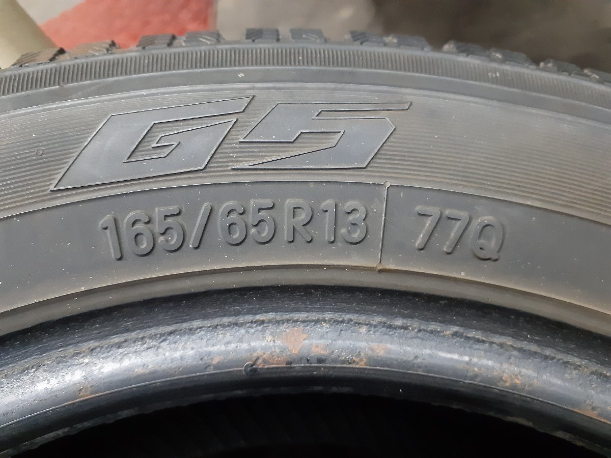 パF4357②■165/65R13 77Q　2本のみ　TOYO GARIT G5　送料無料 冬 ’18年 エブリイワゴン ムーヴ ネイキッド アトレー ディアスワゴン_画像10