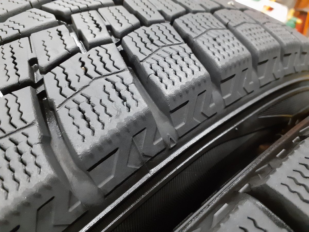 パF4463■185/65R15 88Q　4本価格　DUNLOP WINTER MAXX 02　送料無料 冬 デミオ アクア フリード シエンタ ノート フィット bB キューブ_画像7