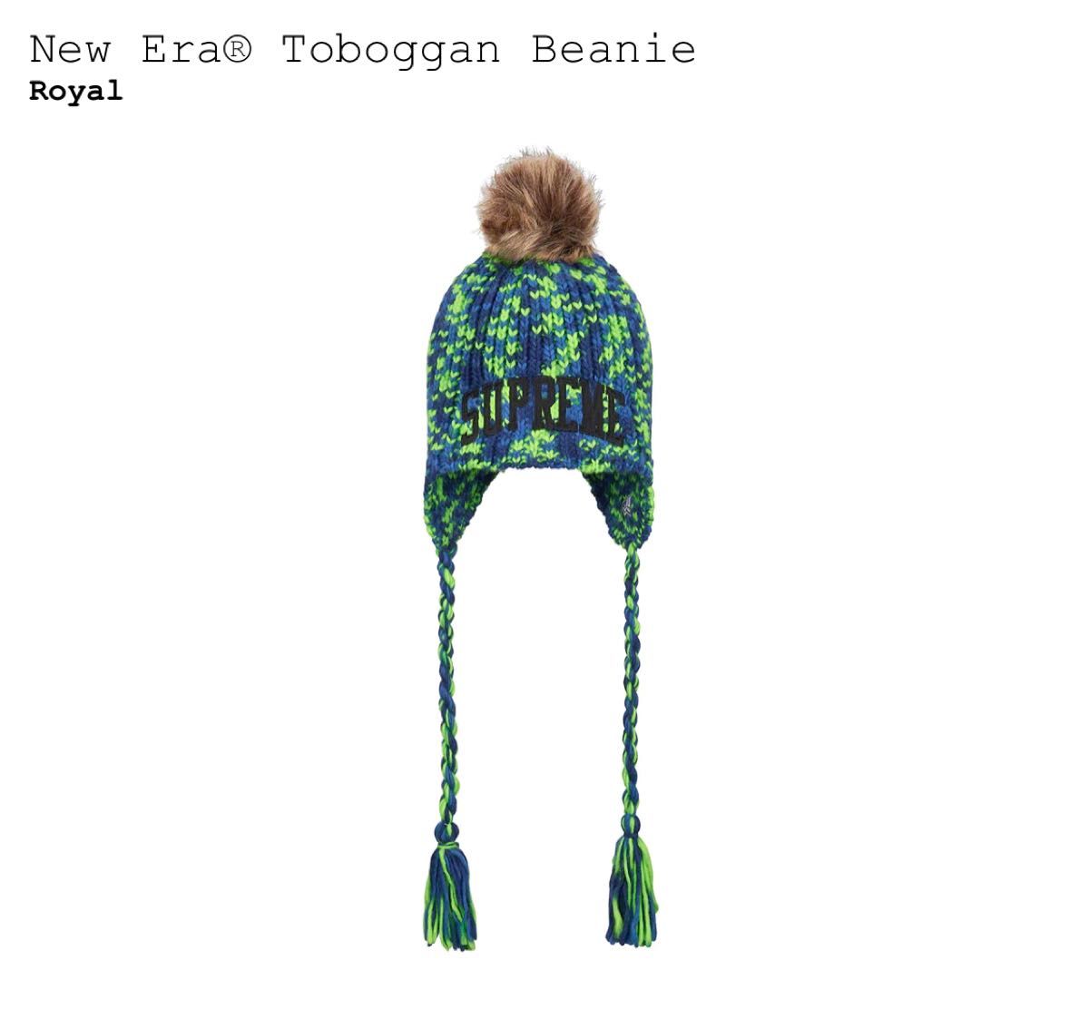 シュプリーム　New Era Toboggan Beanie　グリーン