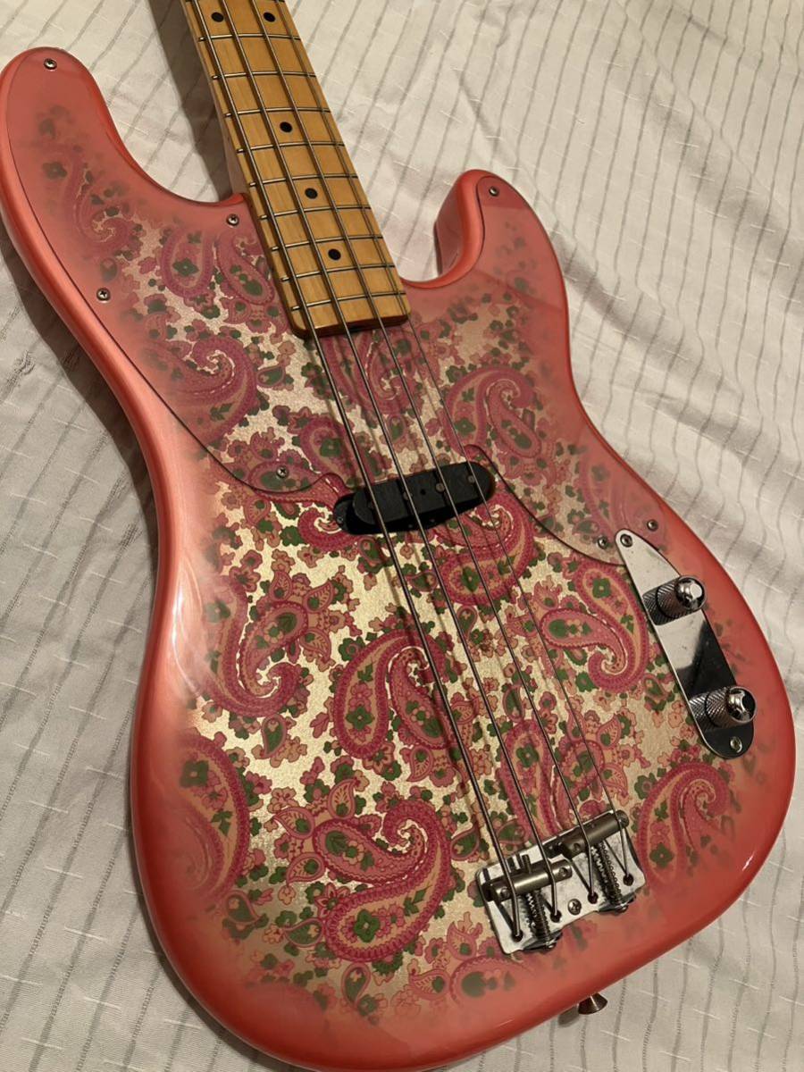 Fender Japan OPB-54 Pink Paisley フェンダージャパン テレキャスターベース ピンクペイズリー_画像6