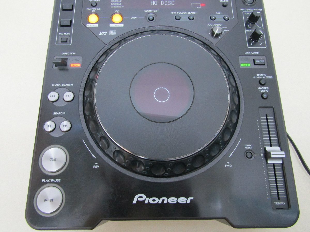 Pioneer パイオニア CDプレーヤー DJ用 CDJ-1000MK3 CD再生確認済み 2007年製_画像5