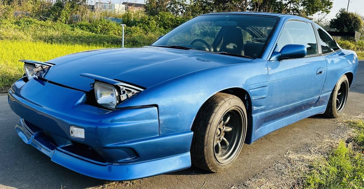 平成6年式 日産 180SX SR20DET 5速 ブリスターフェンダー 型式RPS13 一時抹消書類有り_画像1