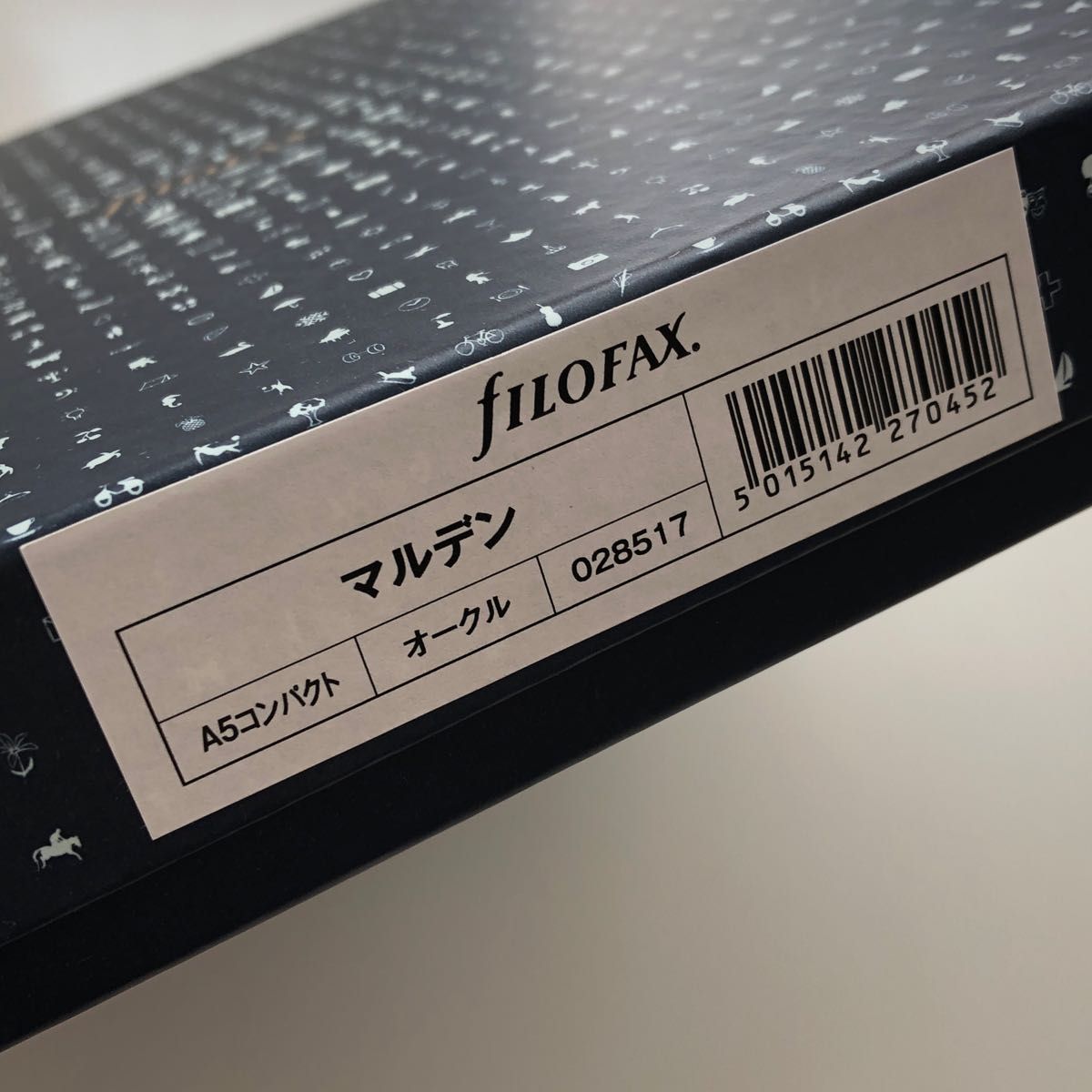 【新品未使用】filofax/システム手帳/ファイロファックス/本革/マルデン/A5コンパクト(リング径18mm程度)オークル系