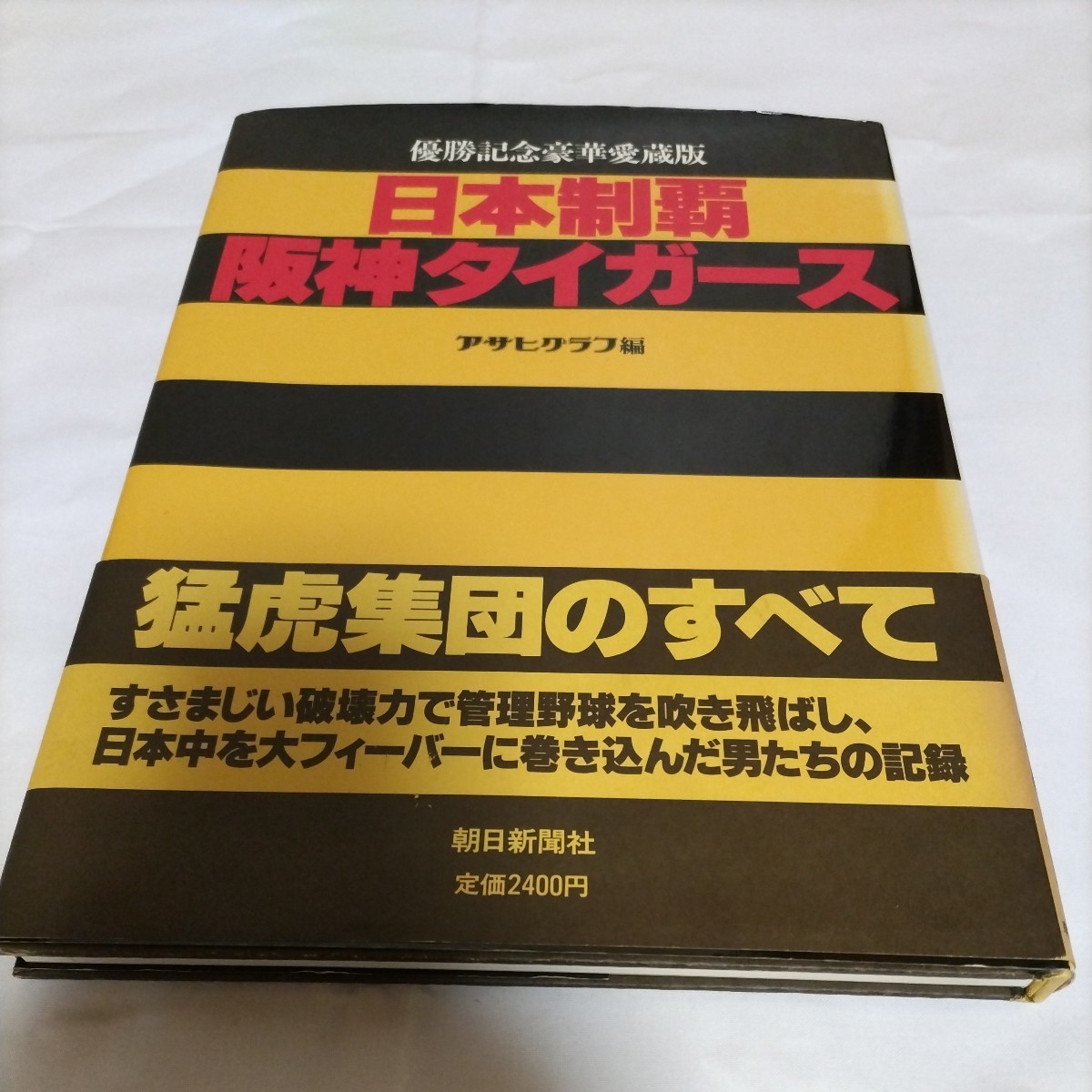 朝日新聞社アサヒグラフ編優勝記念豪華愛蔵版日本制覇阪神タイガースVゴールの足跡　1985年日本一記念　写真集_画像3