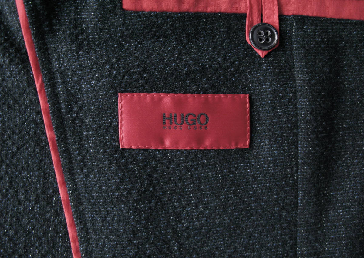 ■ 新品 ■ HUGO BOSS　2釦 ジャケット　11万8千円 ■ ツイード ウール 素材 ■_画像6