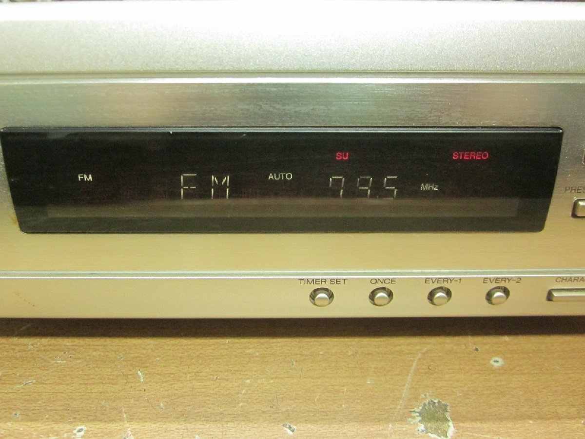 SANSUI★良品 動作良好★高性能 AM/FMチューナー★アンテナ付★T-α7_現品画像2