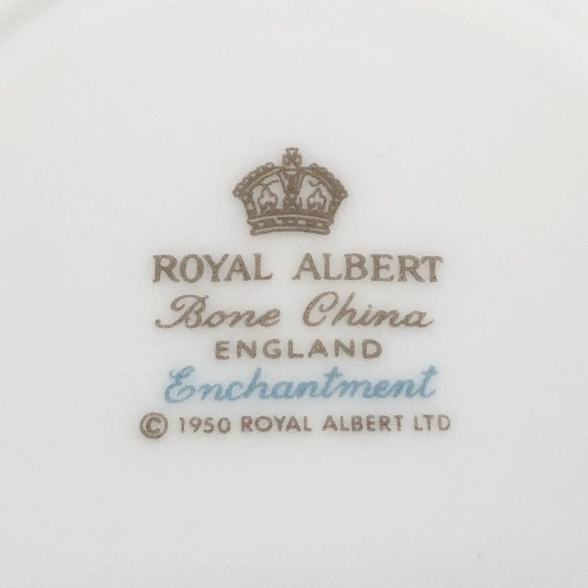 ROYAL ALBERT ロイヤルアルバート Enchantment エンチャントメント カップ&ソーサー ペア 洋食器 菊MZ_画像6