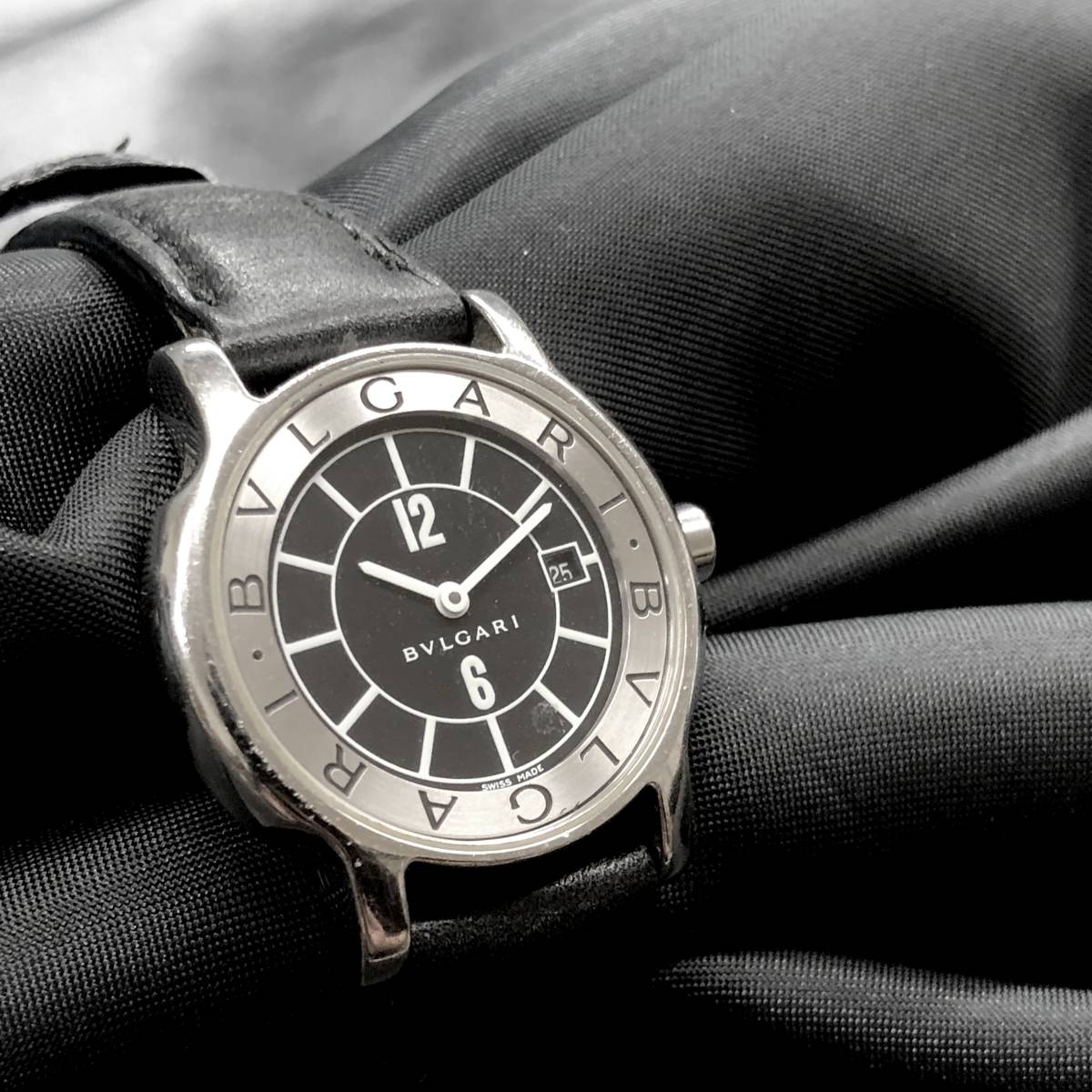 BVLGARI ブルガリ 腕時計 ソロテンポ ST29S クォーツ デイト