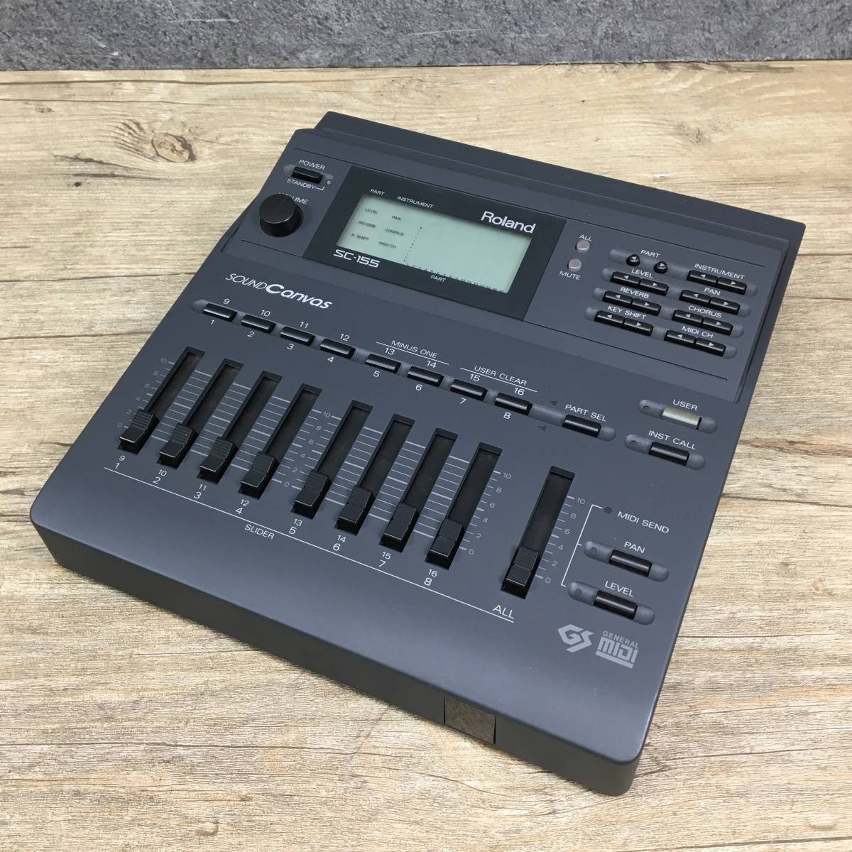 Roland SOUND CANVAS SC-155 ミニサウンドジェネレーター 音源モジュール サウンドキャンバス 通電確認済 菊HG_画像1