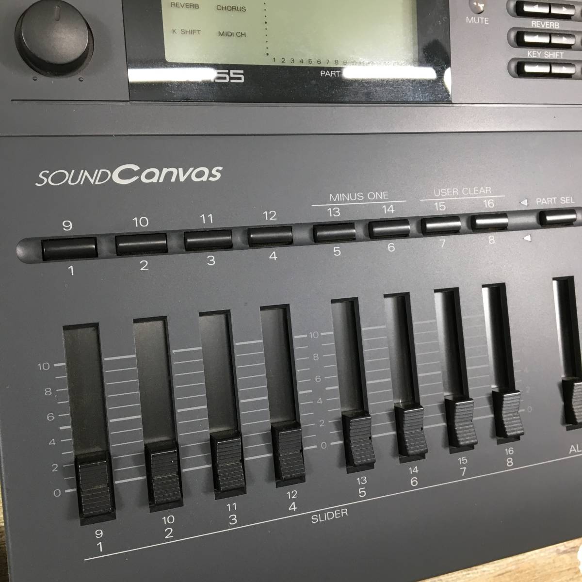 Roland SOUND CANVAS SC-155 ミニサウンドジェネレーター 音源モジュール サウンドキャンバス 通電確認済 菊HG_画像7