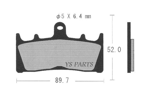 [ new goods prompt decision ] high quality metal brake pad / brake pad Ninja900R/ZX-9R/ZX9R/ZX-12R/ZX12R[ front 2 caliper minute ]