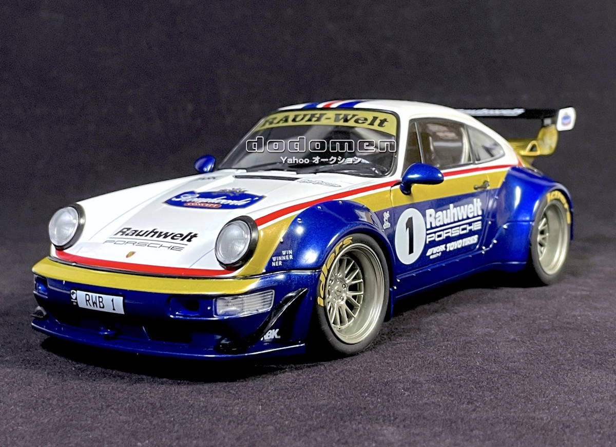 1/18 Solido ソリド ポルシェ 911(964) RWB ロスマンズ Porsche 911 (964) RWB Rothmans_画像1