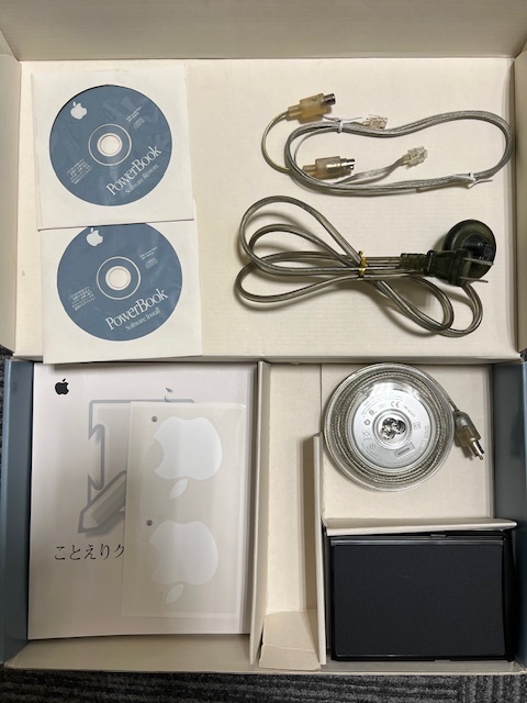 大「7251-②」Apple アップル PowerBook G3 400MHz OS9 元箱 付属品あり_画像2