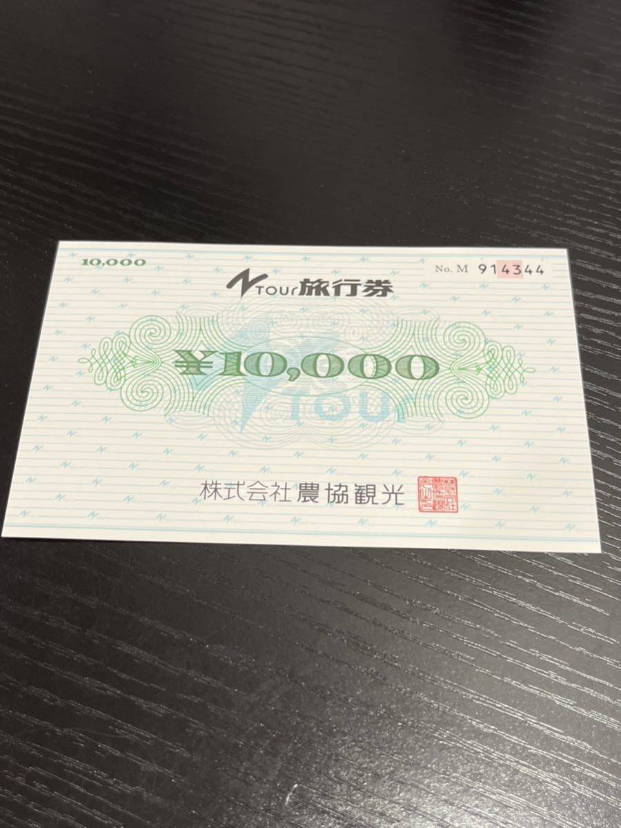 Ｇ「17421」農協観光旅行券 10000円×1枚 10000円分 Ntour 有効期限なし_画像1