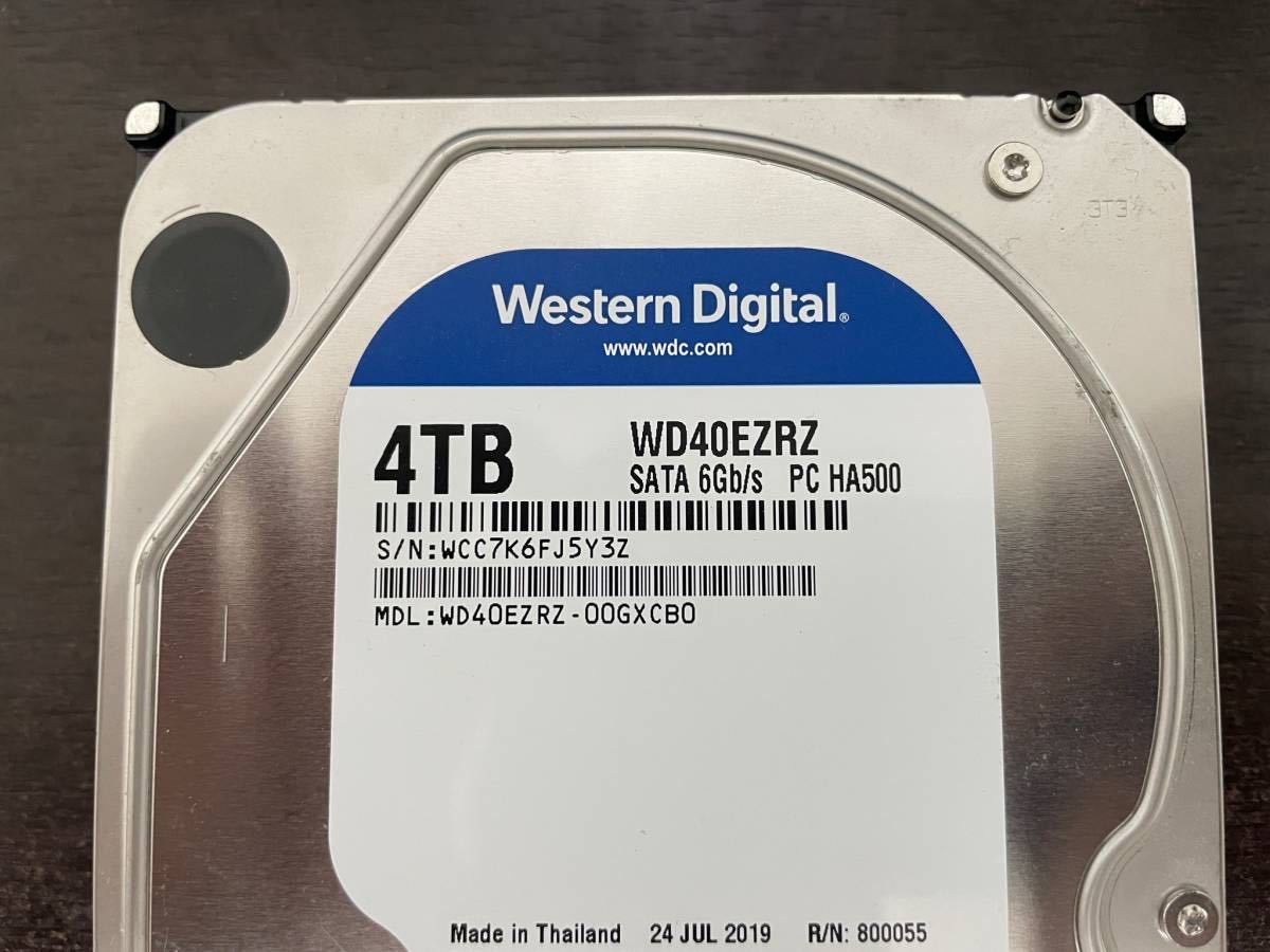 【動作保証/状態良好】Western Digital WD Blue 4TB WD40EZRZ-RT2 3.5インチ HDD 4TB 【即決】_画像3