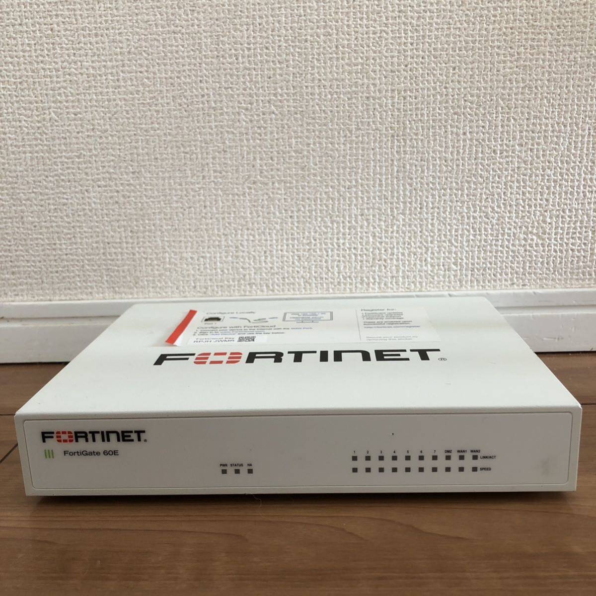 FORTINET Fortigate-60E FG-60E ファイアウォール_画像1