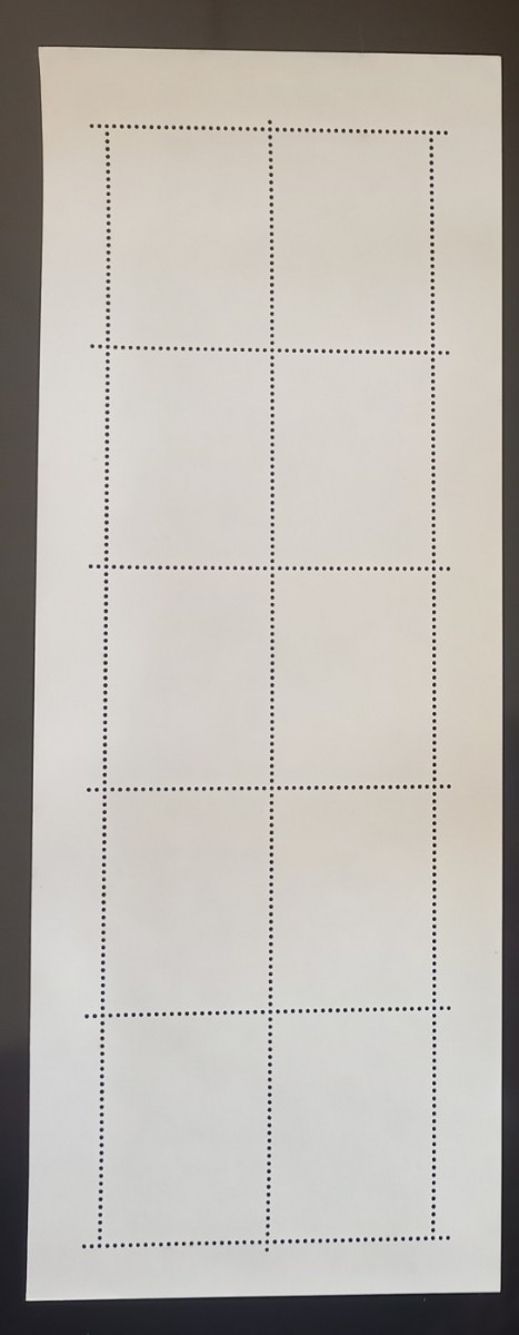 【 切手趣味週間 】 切手シート 1983 年 喜多川歌麿 台所美人 2種連刷 未使用 郵便切手 昭和 昭和58年の画像5