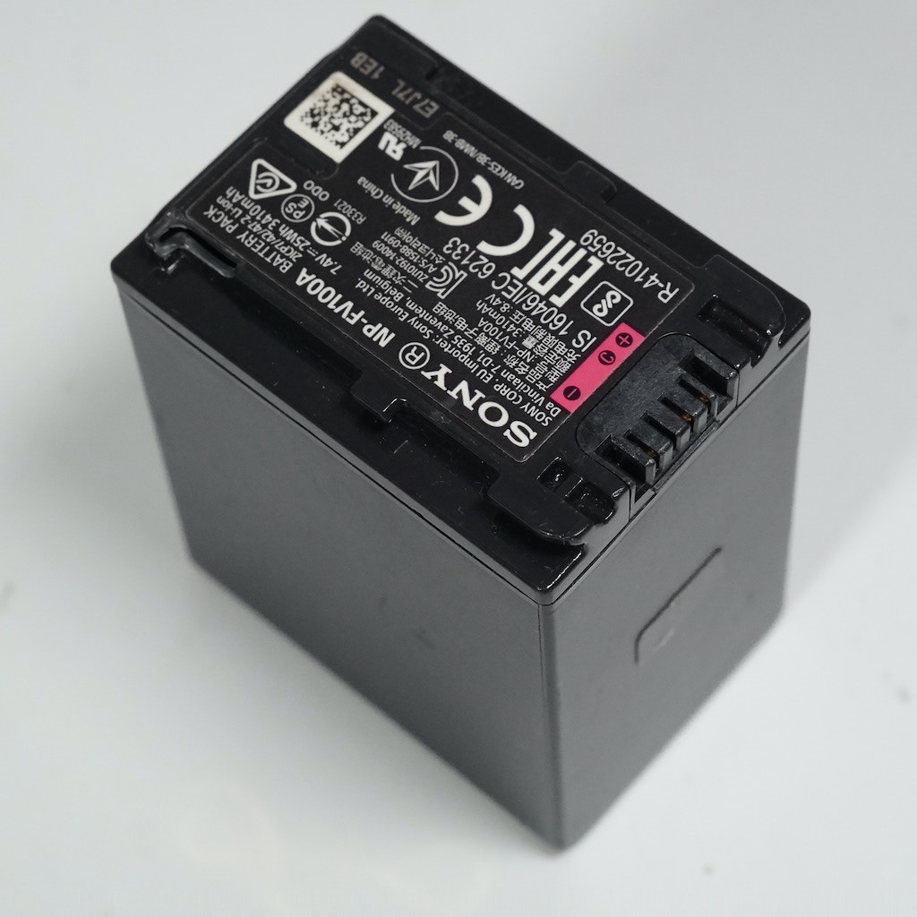 SONY ソニー NP-FV100A 大型純正バッテリー 1週間保証 /9610_画像2
