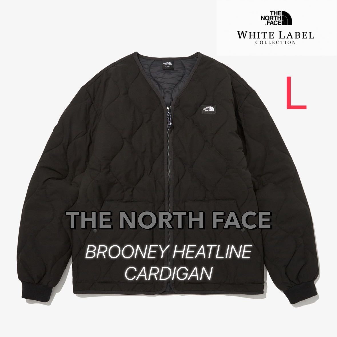 THE NORTH FACE ノースフェイス BROONEY HEATLINE CARDIGAN ダウン ブラック Lサイズ