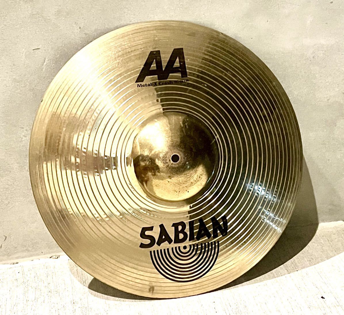 即決【廃番モデル】SABIAN AA Metal-X Crash 18インチ_画像1