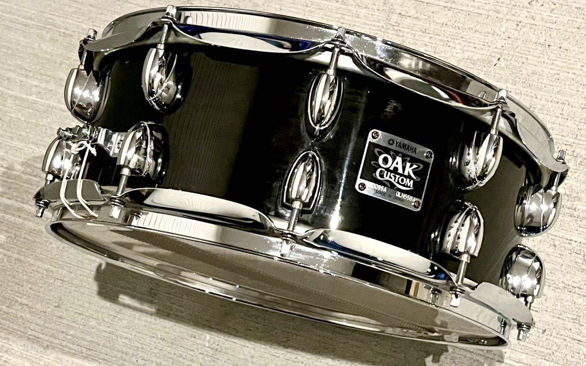 即決【初期型】YAMAHA オークカスタム 6プライ スネアドラム 14×5.5【SAKAE日本製】_画像7