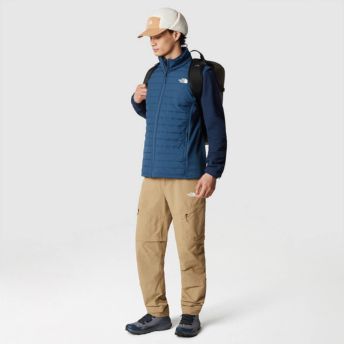 新品 正規品 USA限定 日本未発売 The North Face ノースフェイス インサレーションベスト HeatseekerEco US-L Blue 洗濯可能_画像8