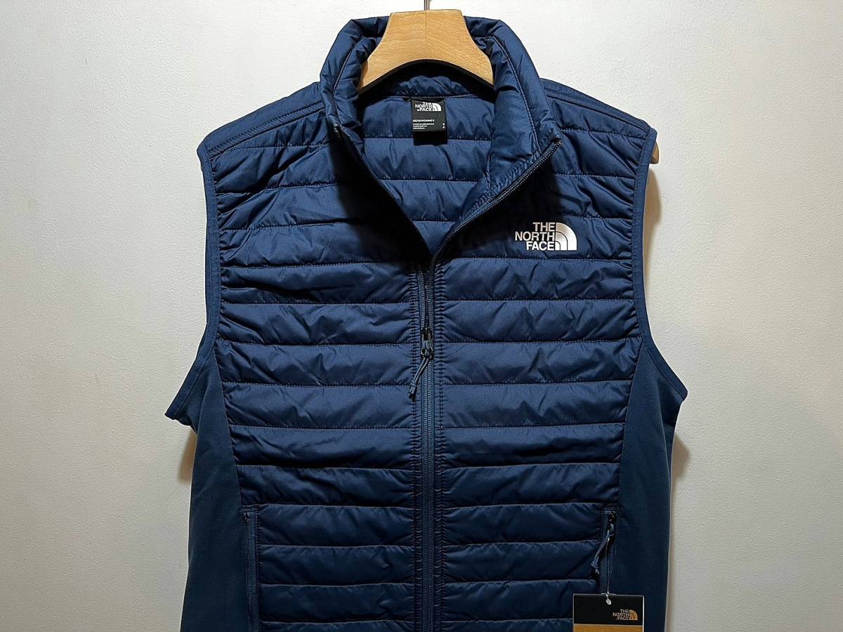 新品 正規品 USA限定 日本未発売 The North Face ノースフェイス インサレーションベスト HeatseekerEco US-M Blue 洗濯可能_画像2