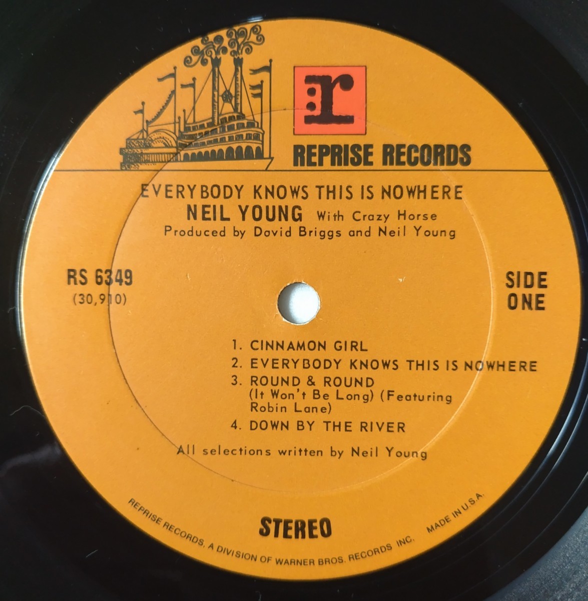 Neil Young With Crazy Horse Everybody Knows This Is Nowhere/1972年米国盤Reprise Records RS 6349_画像3