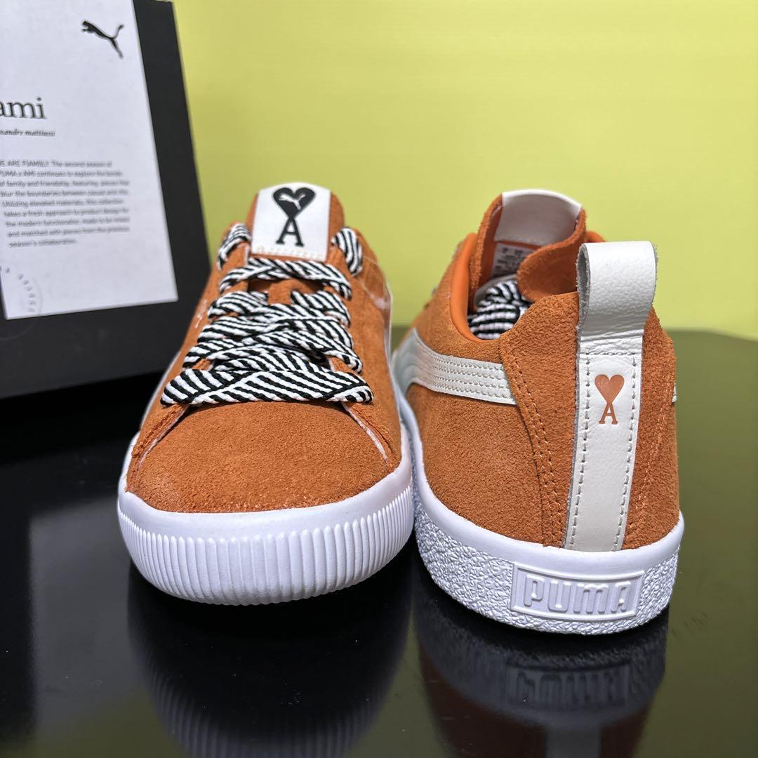 27.5cm★新品 AMI × PUMA SUEDE アレクサンドル マテュッシ コラボ スニーカー プーマ × アミ スエード ビンテージ スウェード 386674 01_画像5