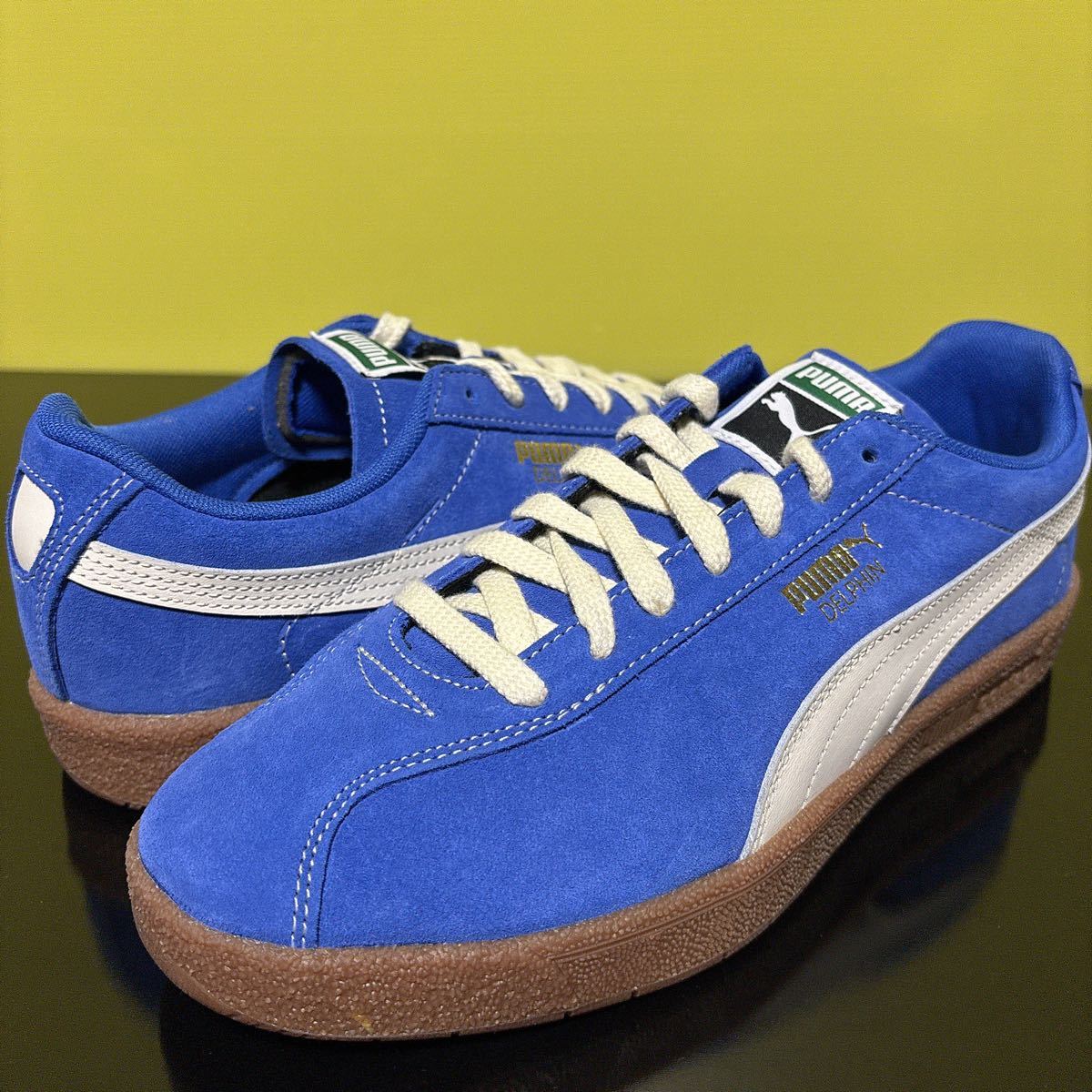 28.0cm ★定価1万3200円★新品 プーマ デルフィン スウェード 1976年モデル復刻 スニーカー スエード PUMA DELPHIN ガムソール 390685-01の画像4