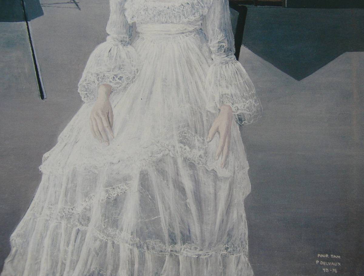 ポール・デルボー、花嫁の衣装、厳選、希少画集・額装画、Paul Delvaux