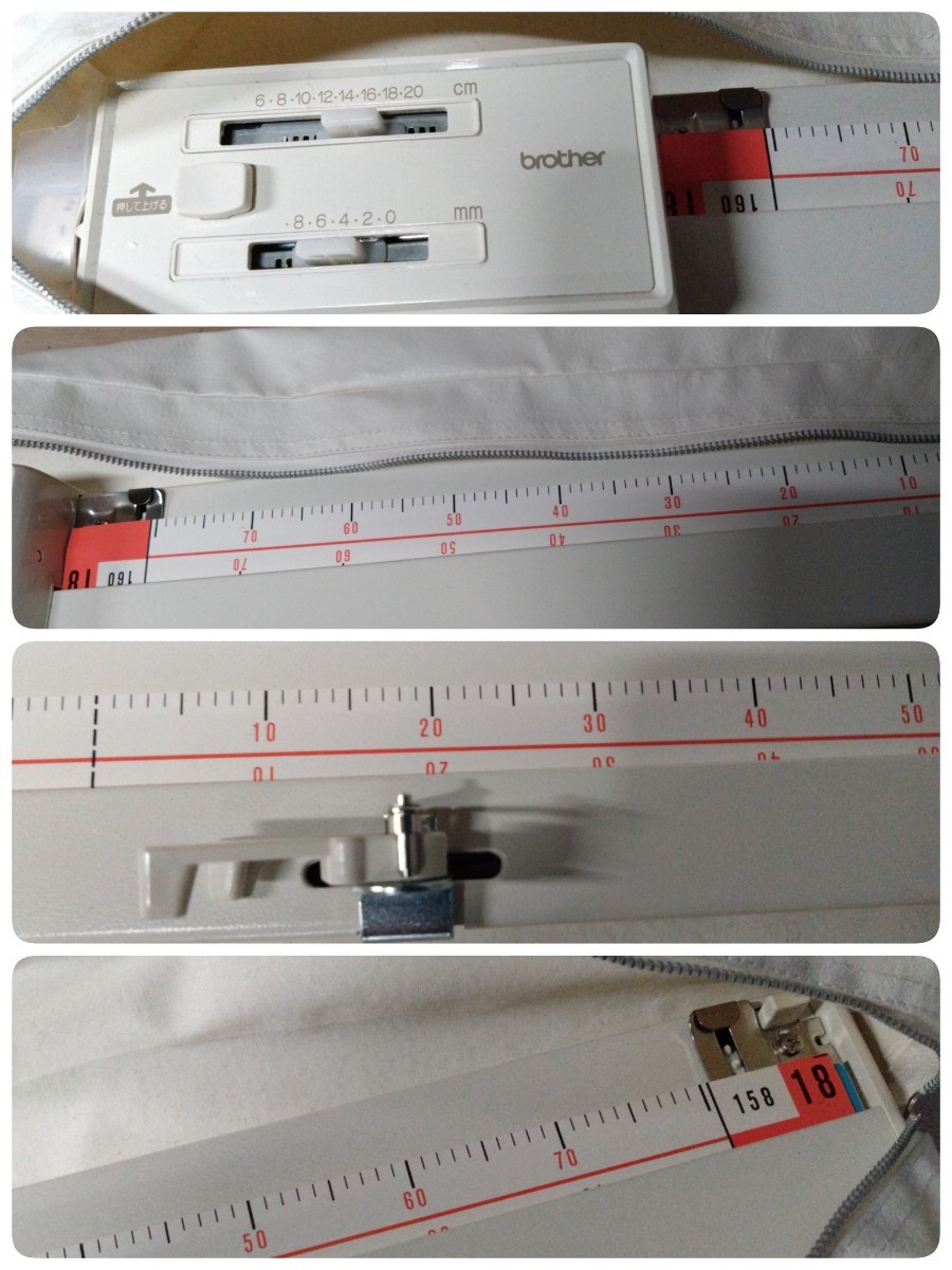  ● D 昭和レトロ BROTHER ブラザー ゴム編み機 KR-850 ゴム編機 編み機 あみ機 ニットリーダー KL-117 2台付 中古 動作未確認 ③ の画像9