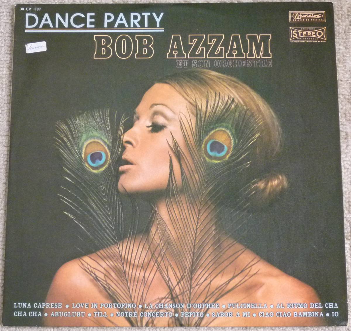 Bob Azzam Et Son Orchestre『Dance Party』LP Soft Rock ソフトロック オルガンバー サバービア suburbia suite_画像1