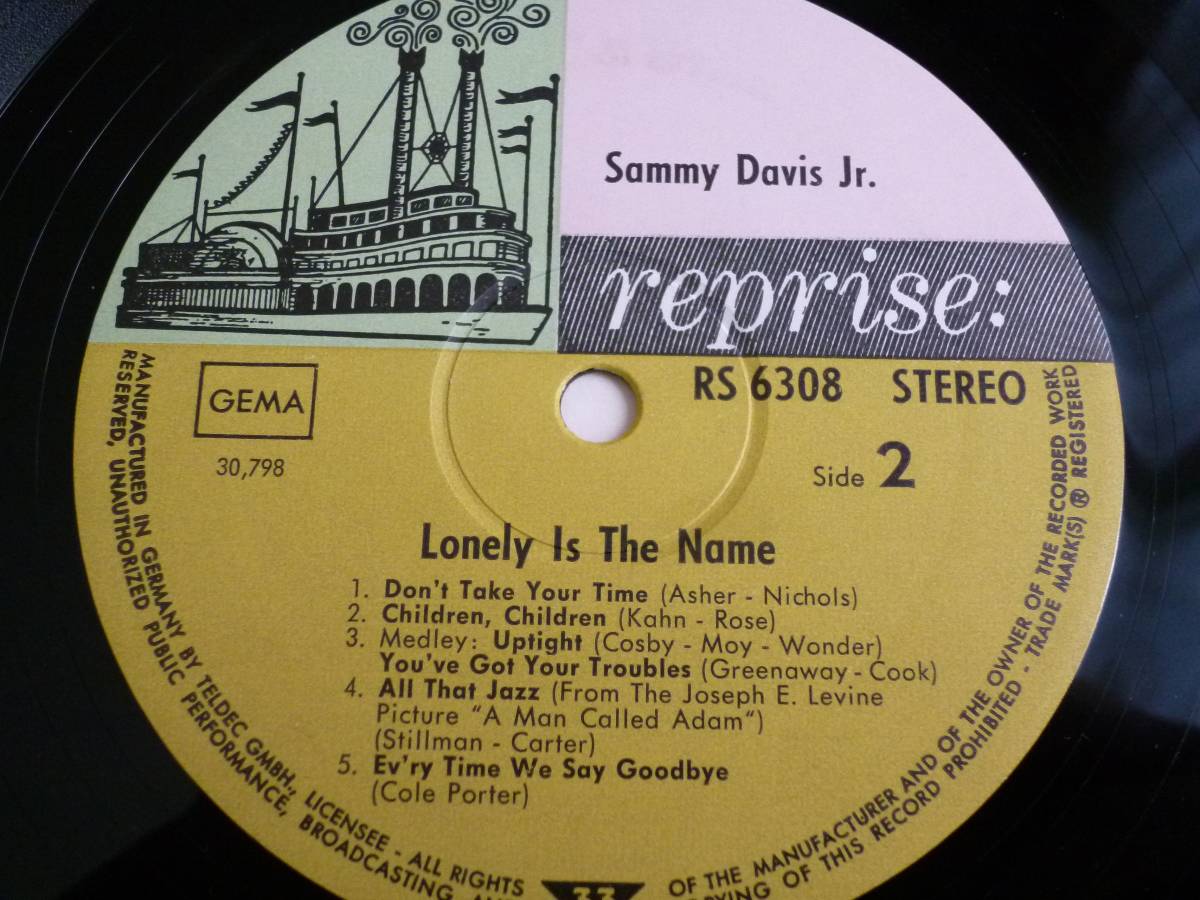 絶品!!ロジャニコ名カバー収録!!! Sammy Davis Jr.『Lonely Is The Name』LP Soft Rock ソフトロック Roger Nichols_画像4