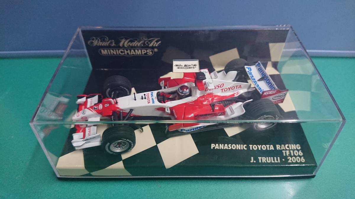 MINICHAMPS 1/43 パナソニック トヨタ レーシング TF106 ヤルノ・トゥルーリ 2006 ミニチャンプス_画像1