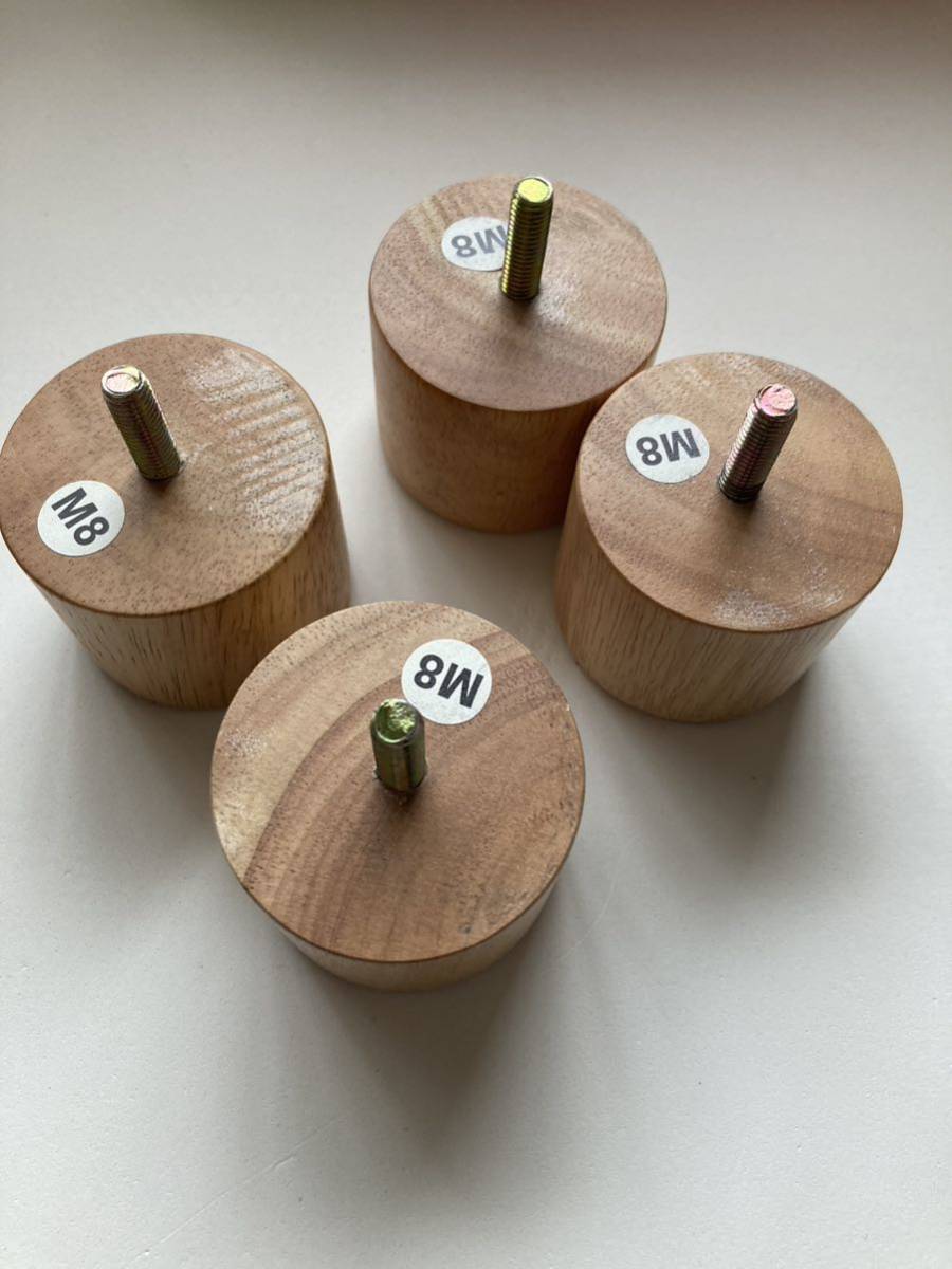 Yahoo!オークション - 無印良品 木製脚 5cm 4本組 ナチュラル M8 Yahoo!オークション - 無印良品 木製脚 5cm 4本組 ナチュラル M8