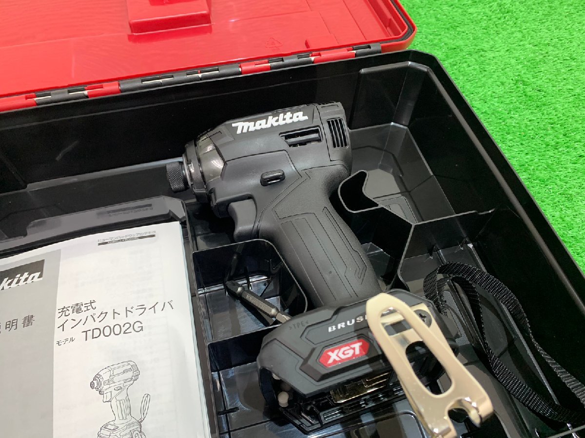 【未使用】 makita マキタ　40V　充電式インパクトドライバ　TD002GZB　【博多店】　箱付き_画像2