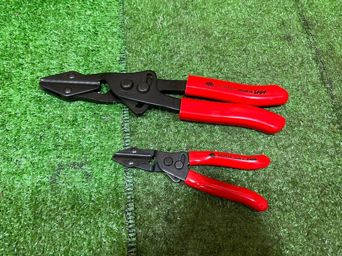 ★中古/美品★ MACTOOLS マックツール オートピンチオフプライヤー HCP555 HCP554 ２本セット 【アクトツール久留米店】 ★送料520★_画像10