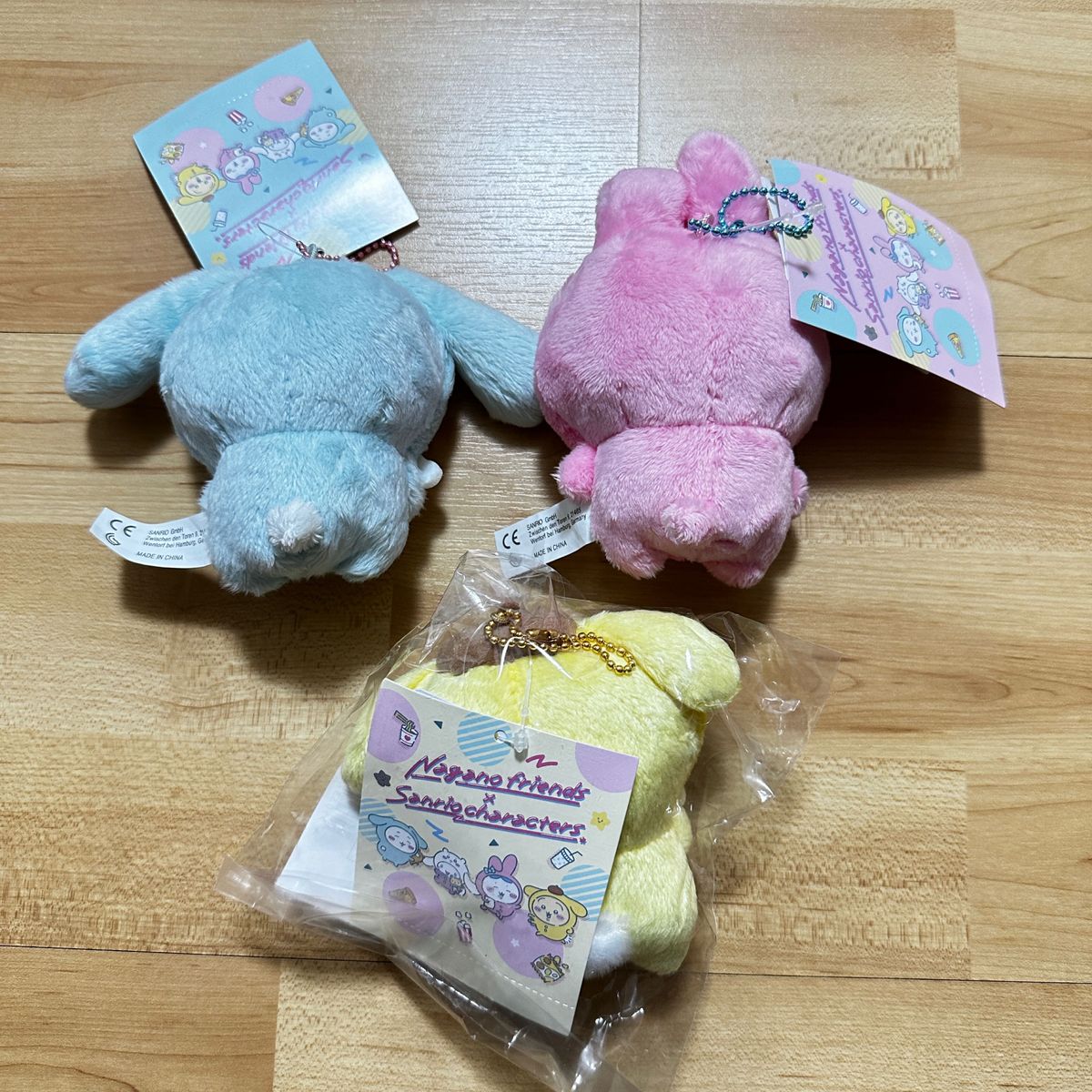 ちいかわ サンリオ ぬいぐるみキーチェーン ハチワレ うさぎ ちいかわ サンリオ ぬいぐるみキーチェーン ハチワレ うさぎ