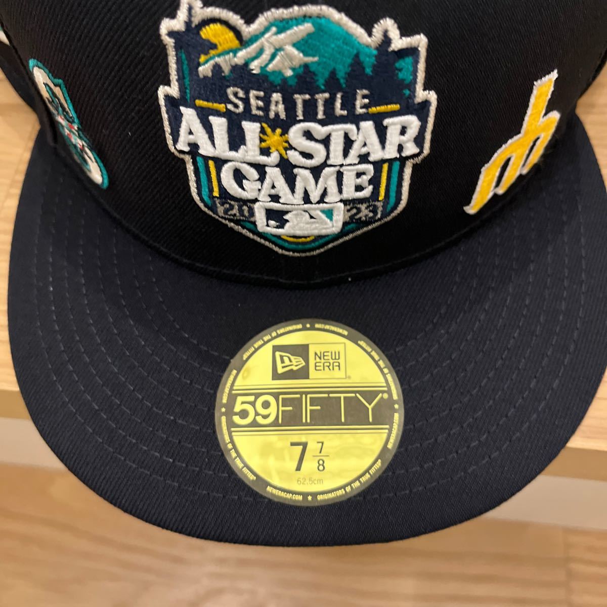 【新品未使用】NEWERA ニュー エラ 59FIFTY 77/8 Seattle Mariners シアトル・マリナーズ 2023 オールスター記念 All star_画像2