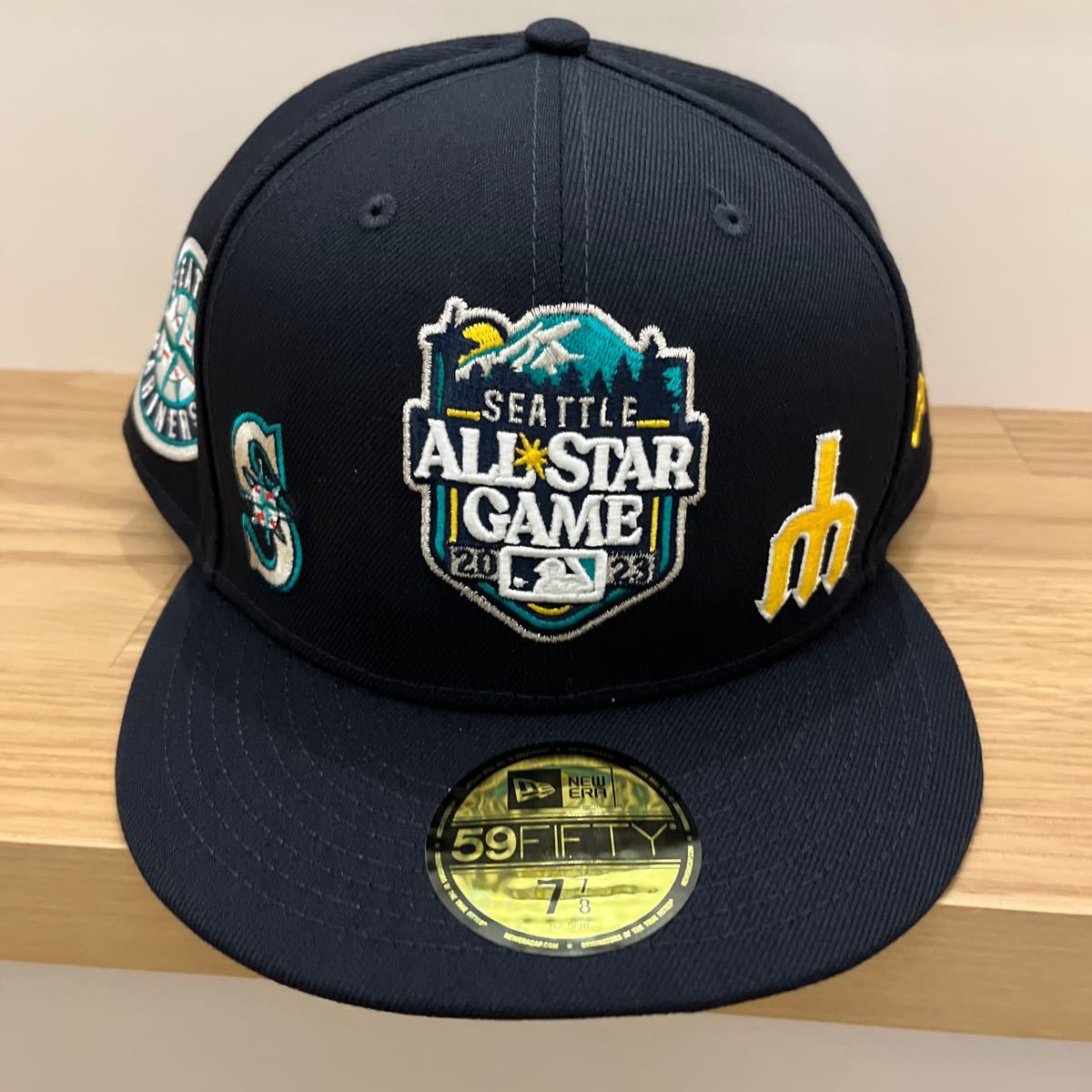 【新品未使用】NEWERA ニュー エラ 59FIFTY 77/8 Seattle Mariners シアトル・マリナーズ 2023 オールスター記念 All star_画像1