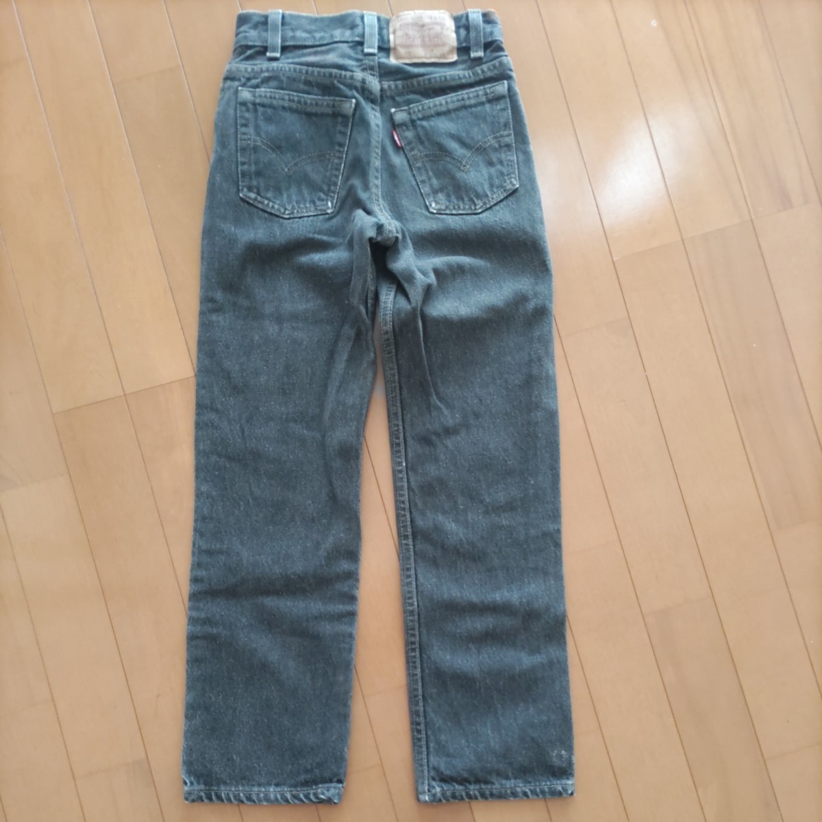 ９０ｓ 米國(guó)制　Levi’s 501 リーバイス ジーンズ　ブラック　キッズ 　made in USA