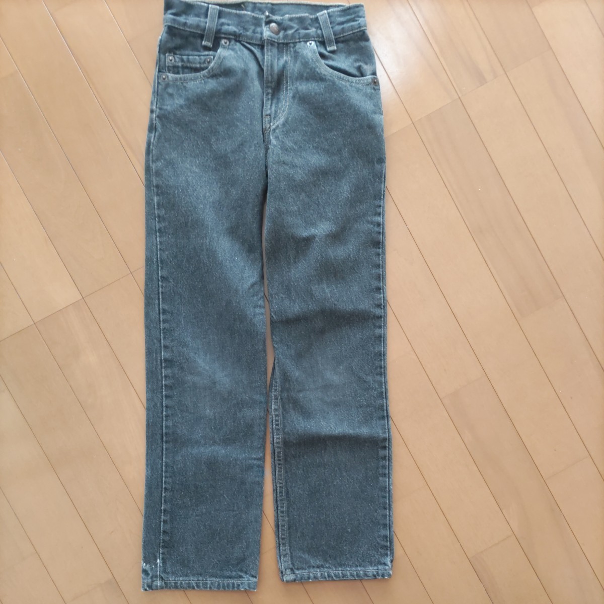 ９０ｓ 米国製　Levi’s 501 リーバイス ジーンズ　ブラック　キッズ 　made in USA_画像4