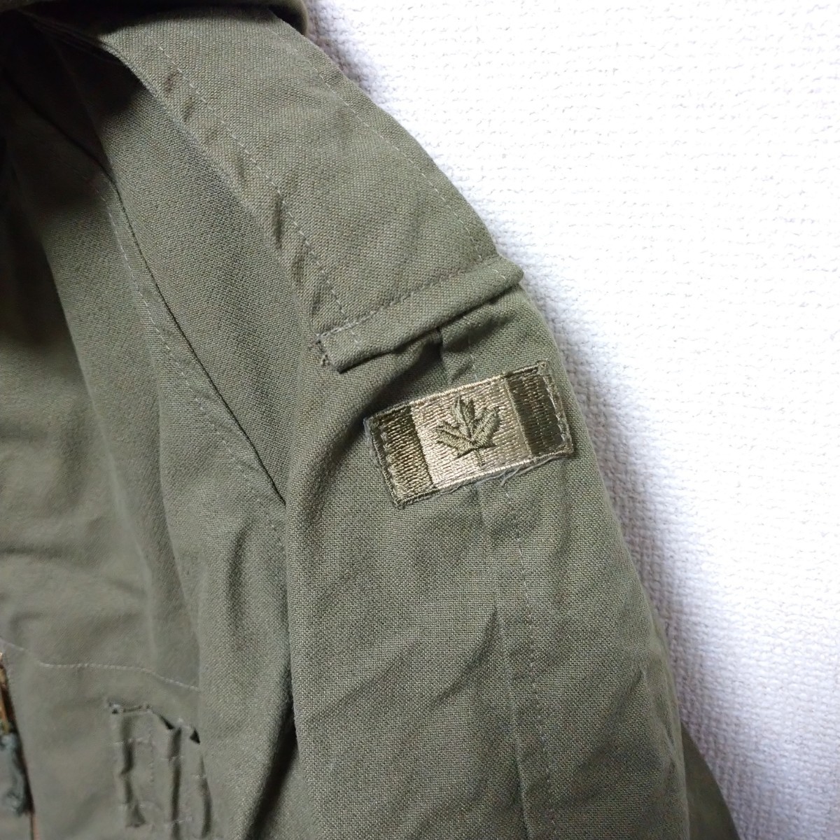 美品 90s ビンテージ カナダ軍 タンカースジャケット ミリタリー 美品 90s ビンテージ カナダ軍 タンカースジャケット ミリタリー